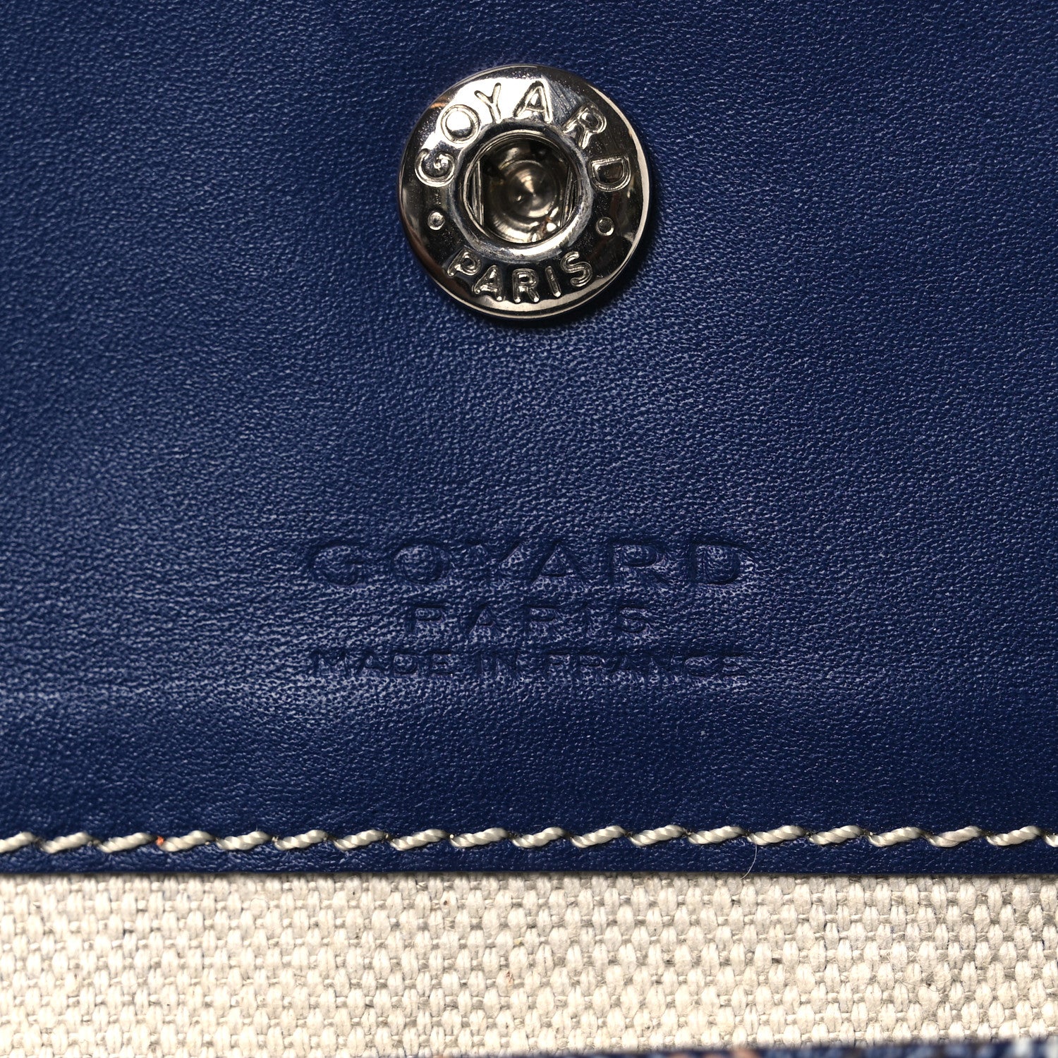 Goyard Goyardine Pouch Navy 6 of 10