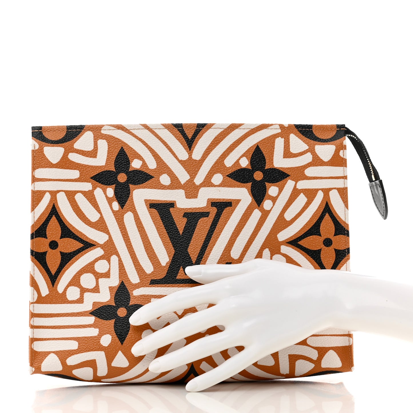 Monogram Giant Crafty Pochette Toiletry 26 Creme Caramel