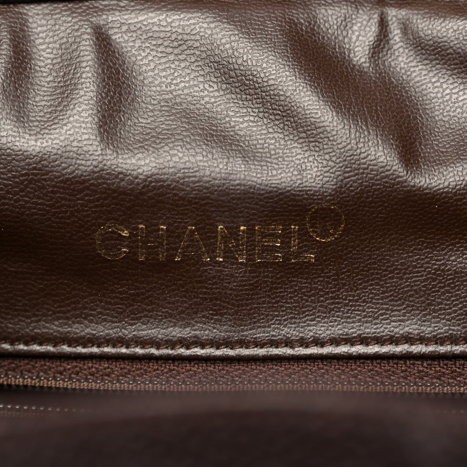 Chanel Caviar Quilted CC Backpack Brown 6 of 14