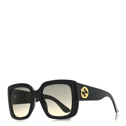 Gucci Acetate Square Frame Sunglasses GG0141S Black 1 of 7