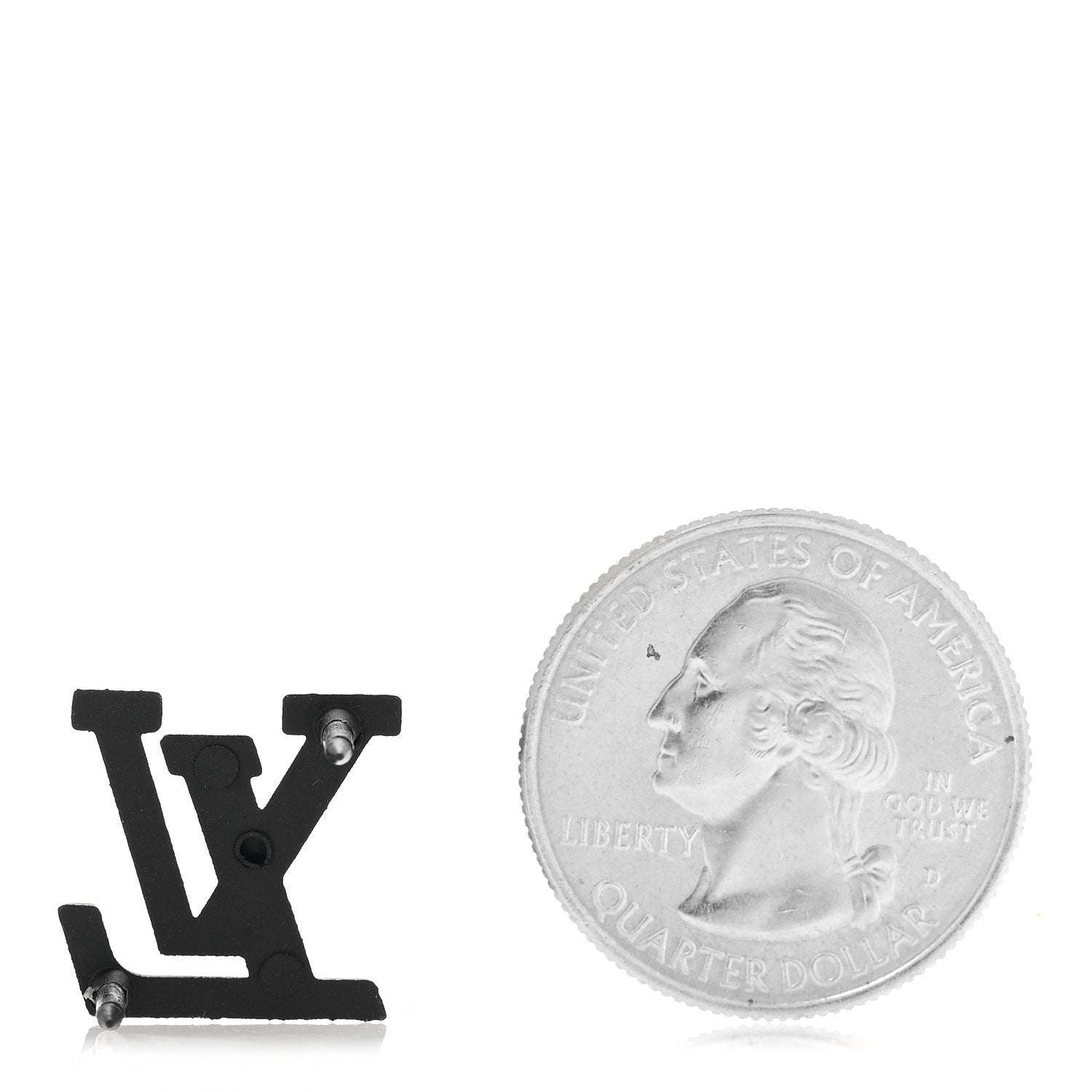 Louis Vuitton LV Initial Pin Black 2 of 4