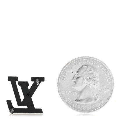 Louis Vuitton LV Initial Pin Black 2 of 4