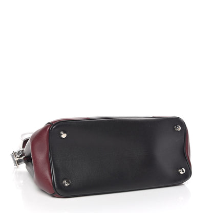 Christian Dior Metallic Patent Smooth Calfskin Small Tri-Color Be Dior Flap Black Silver 4 of 9