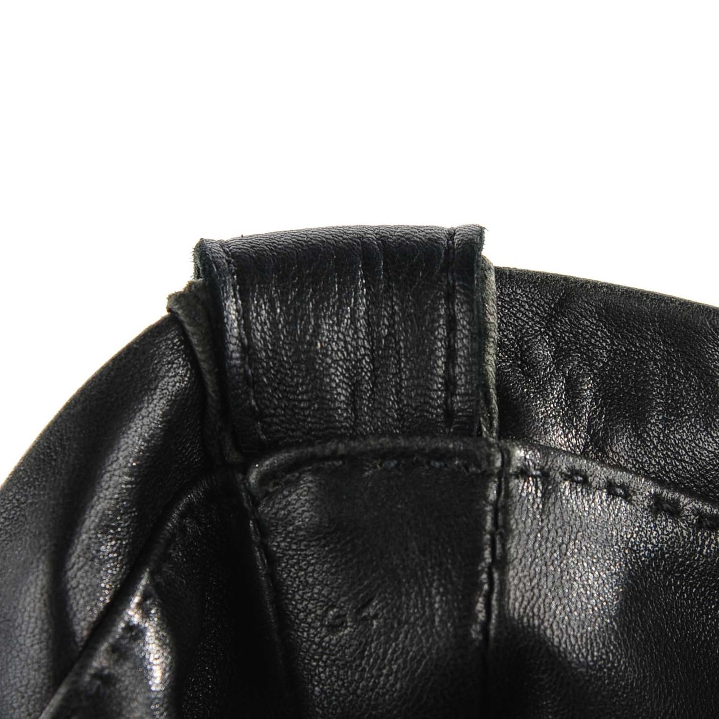 Lambskin Toudou Perfore Crossbody Black