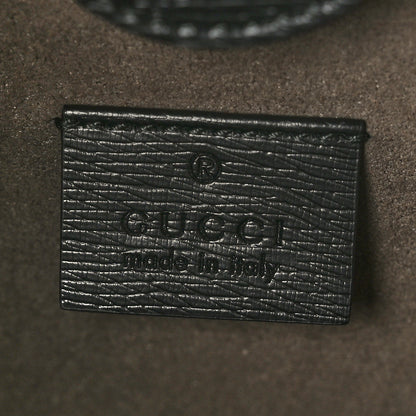 Gucci Calfskin Kingsnake Print Vertical Tote Black 7 of 10