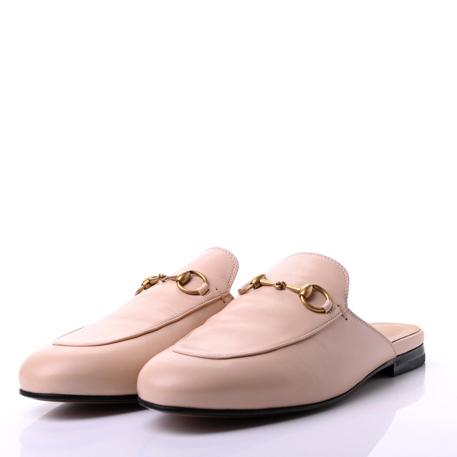 Gucci Malaga Kid Womens Princetown Slippers 37 Skin Rose 3 of 9