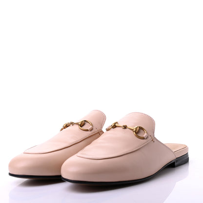 Gucci Malaga Kid Womens Princetown Slippers 37 Skin Rose 3 of 9