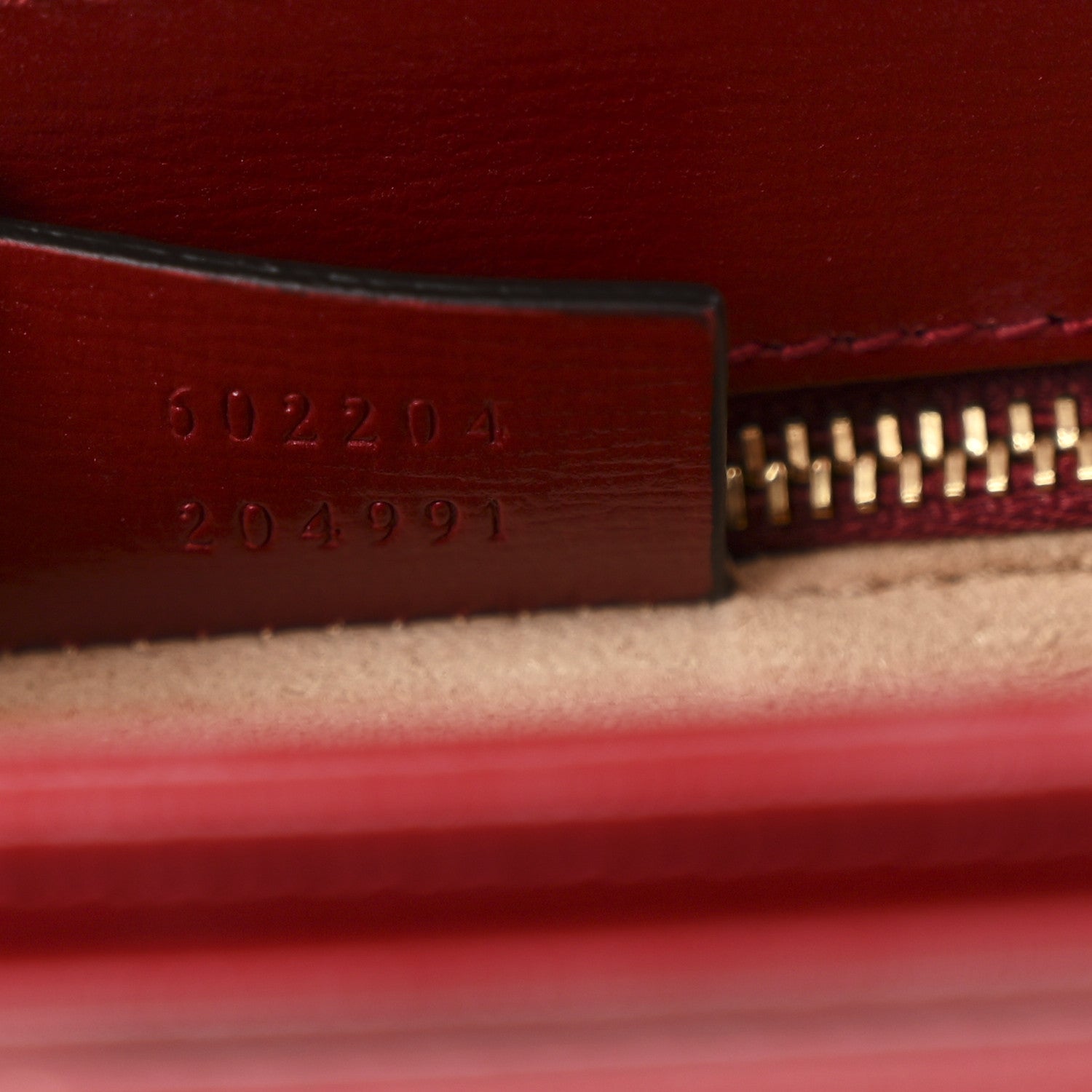 Gucci GG Supreme Monogram Azalea Calfskin Horsebit 1955 Shoulder Bag Beige Ebony New Cherry Red 7 of 10