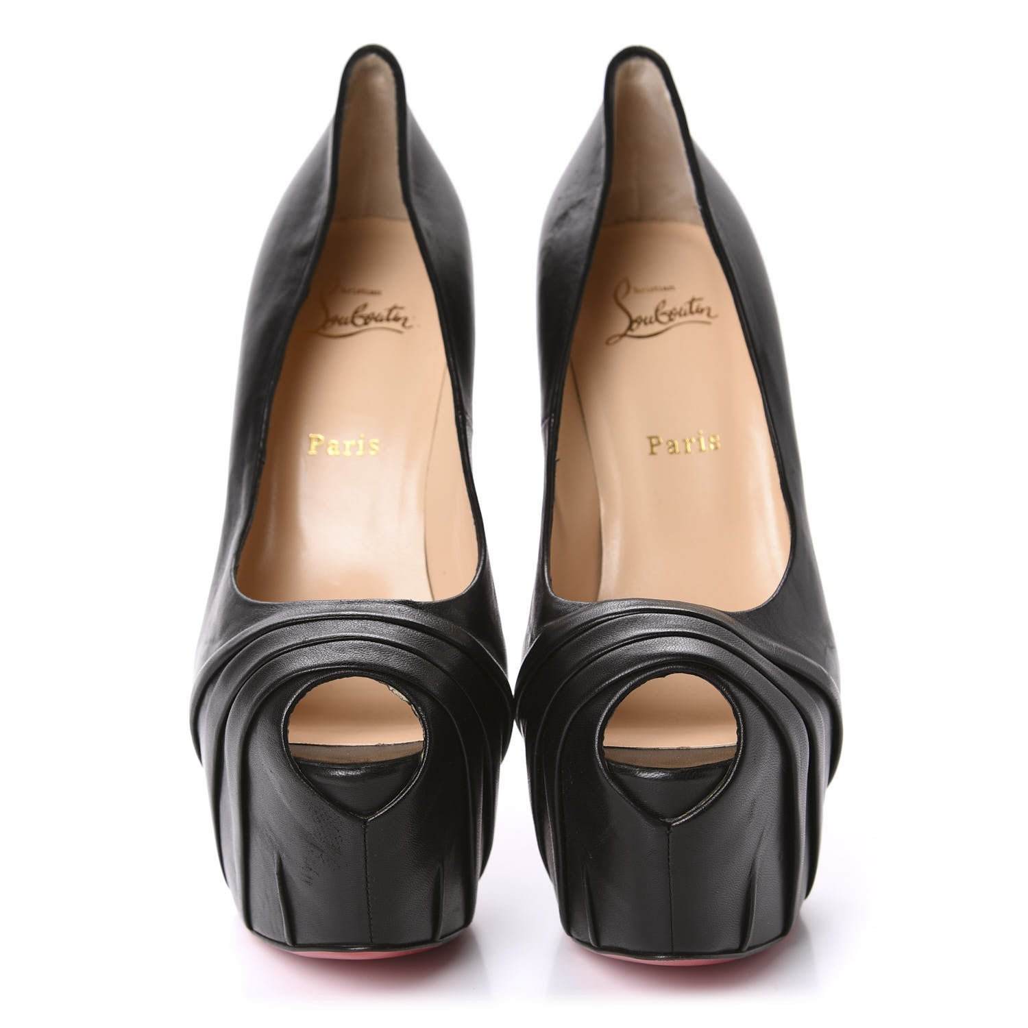 Christian Louboutin Nappa Drapesse 160 Pumps 41 Black 2 of 9