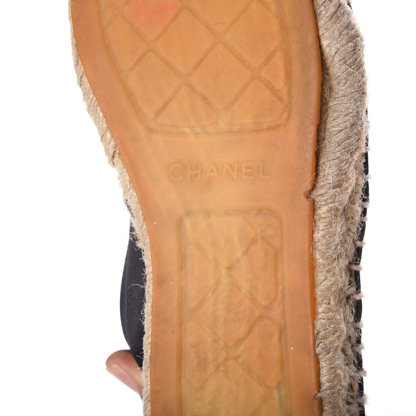 Satin CC Espadrilles 41 Black