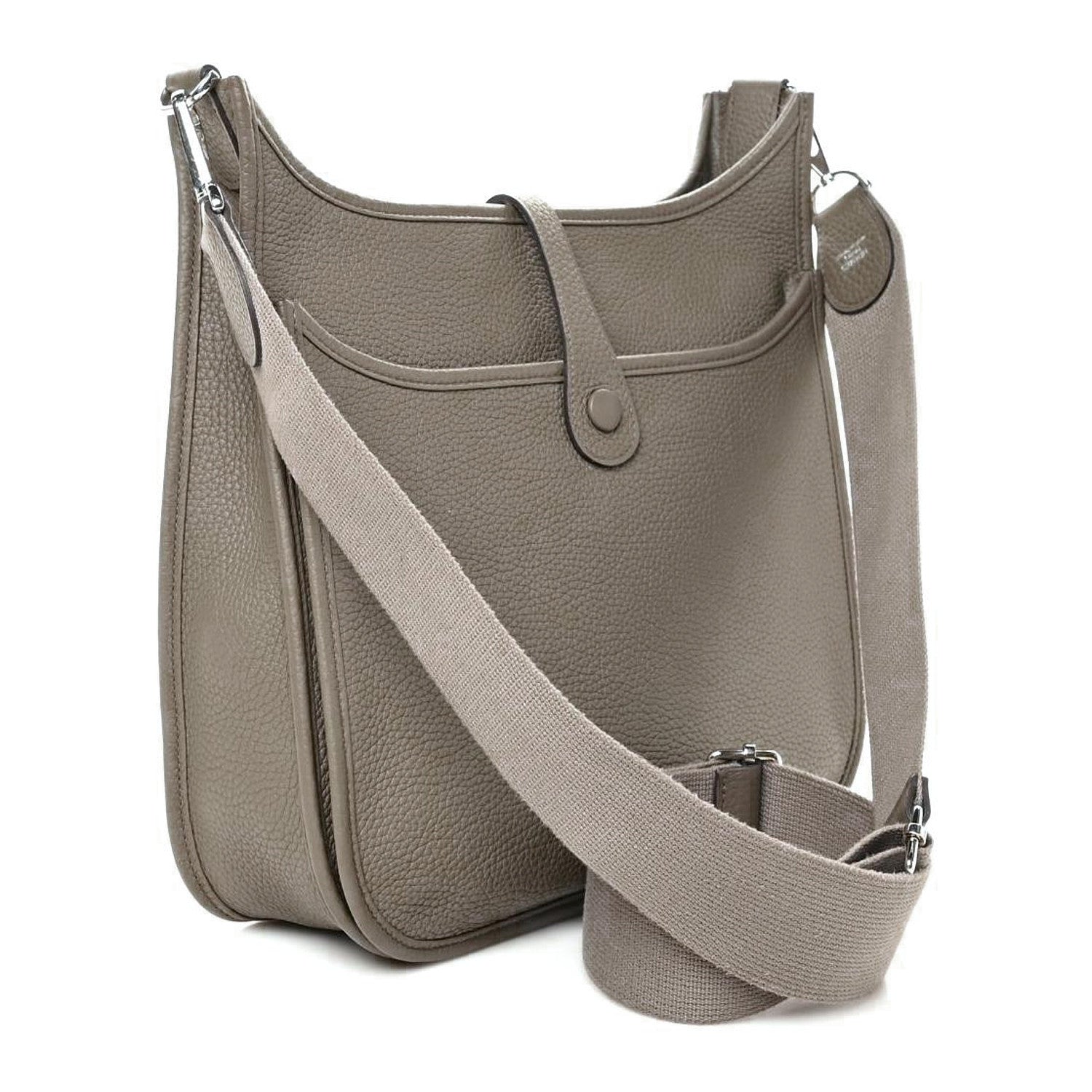 Hermes Taurillon Clemence Evelyne III PM Gris Asphalte 2 of 9