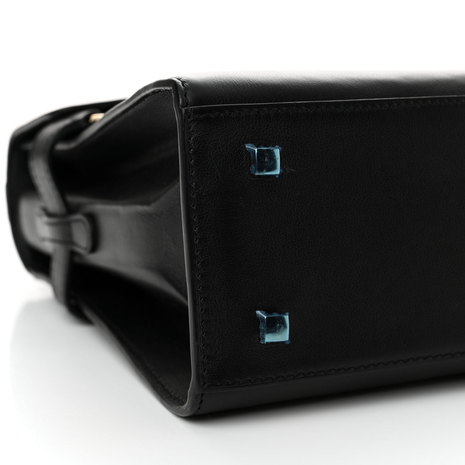 Delvaux Calfskin MM Tempete Satchel Black 10 of 11