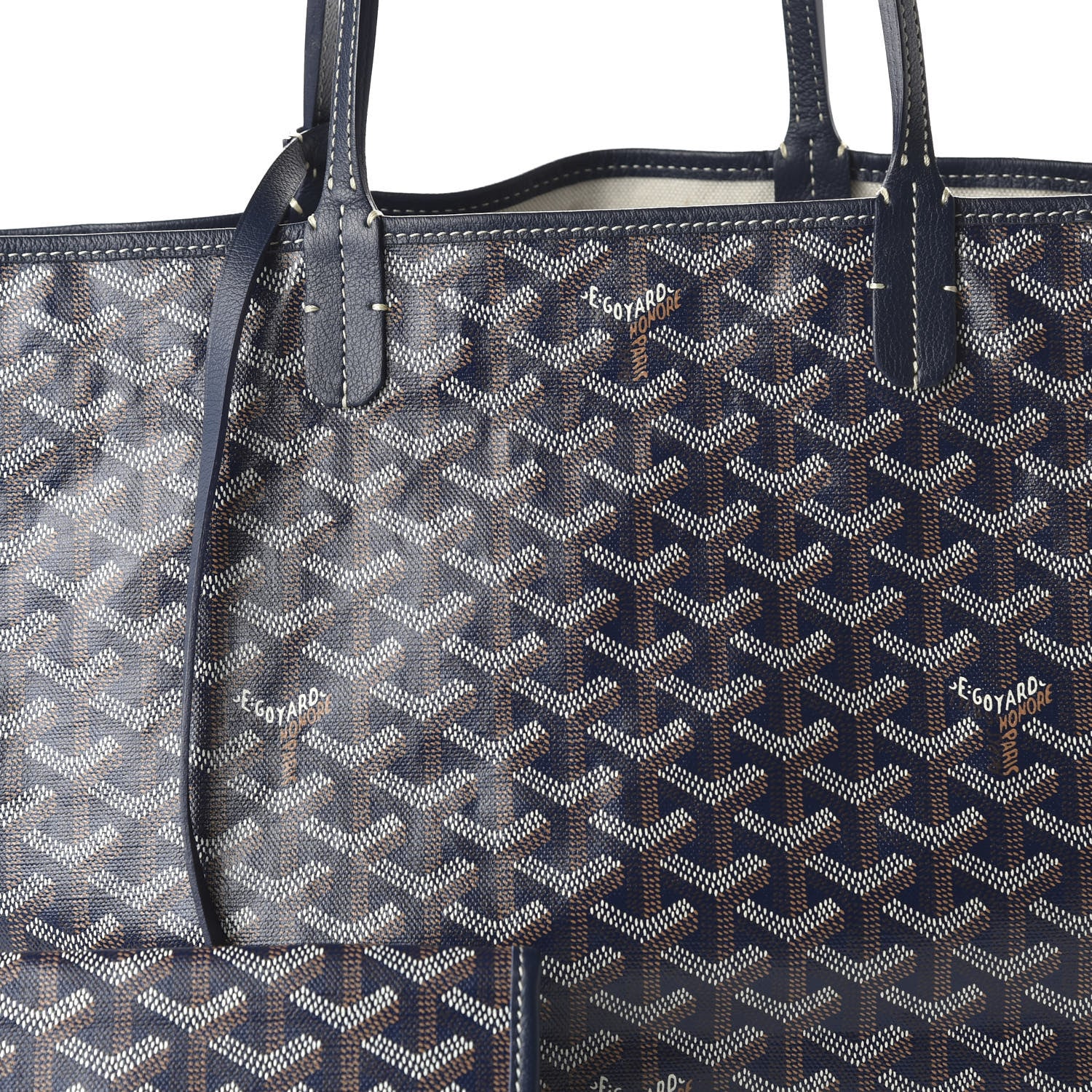 Goyard Goyardine Saint Louis PM Navy 8 of 8