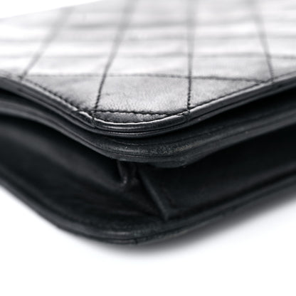 Chanel Lambskin Quilted Wallet On Chain WOC Black 8 of 28