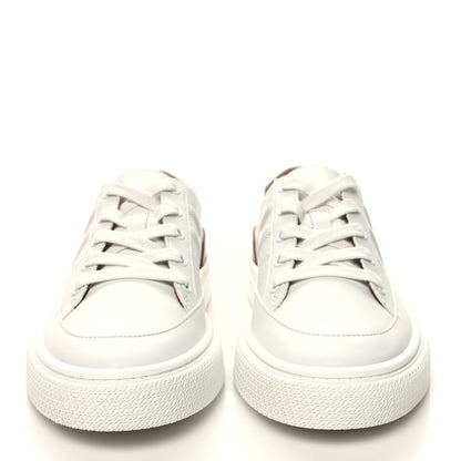 Hermes Calfskin Deep Sneakers 39.5 White Naturel 2 of 9