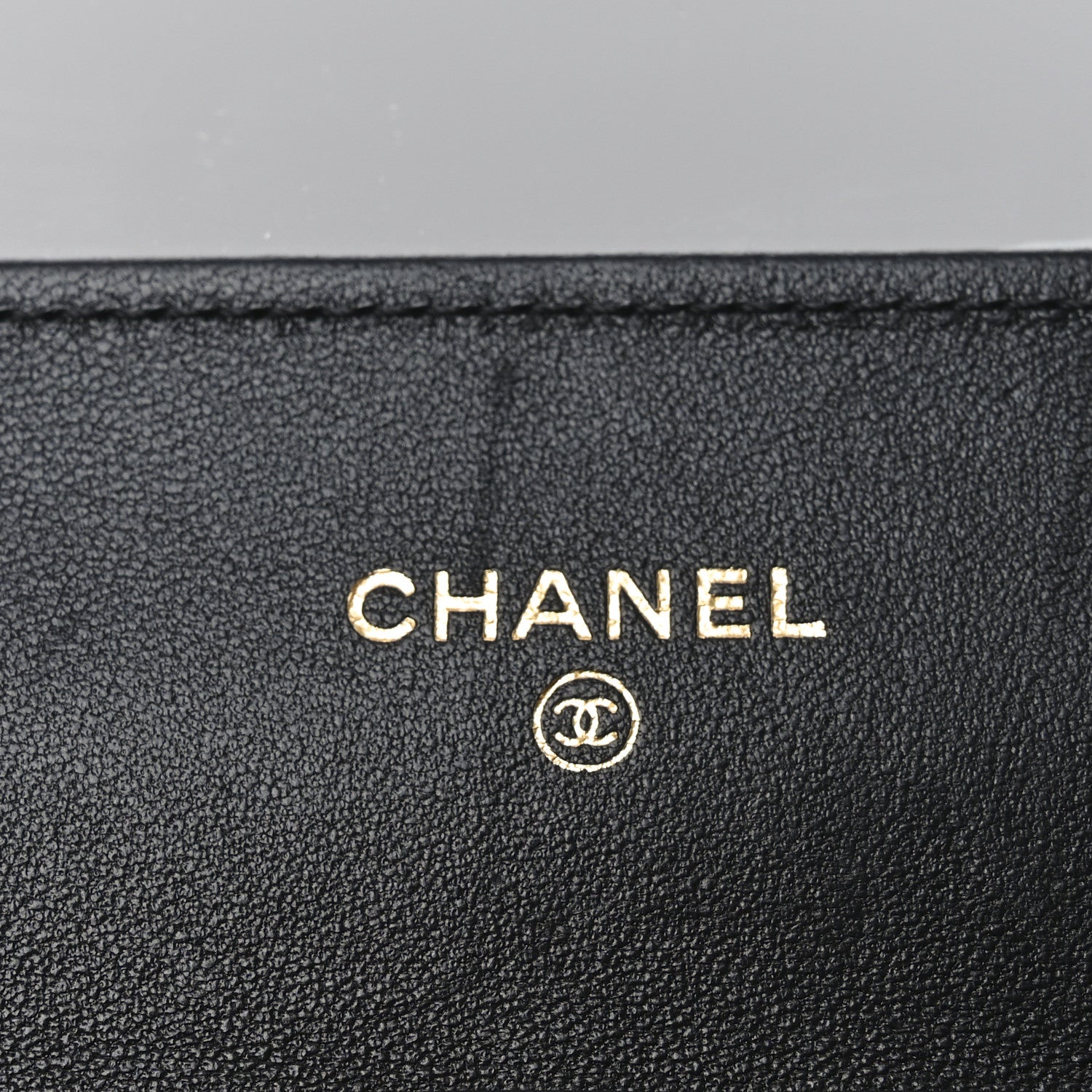 Chanel Lambskin Quilted Timeless CC Wallet On Chain WOC Black 6 of 11