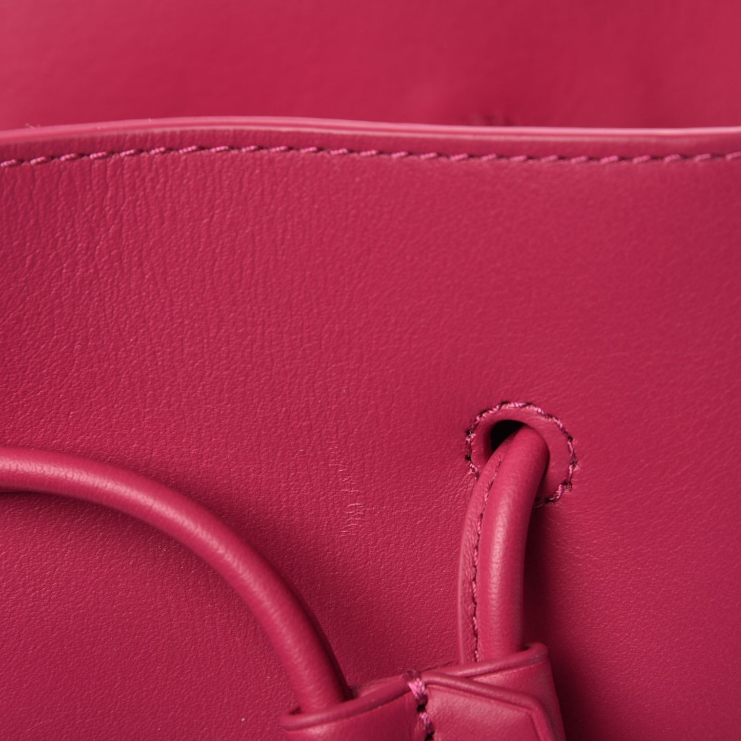 3.1 Smooth Calfskin Mini Soleil Bucket Bag Bougainvillea