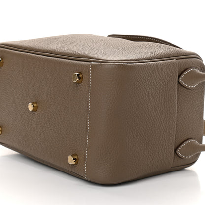 Hermes Taurillon Clemence Lindy 26 Etoupe 9 of 9