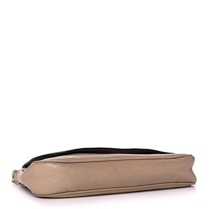 Gucci Pebbled Calfskin Medium Soho Flap Crossbody Camelia 3 of 12
