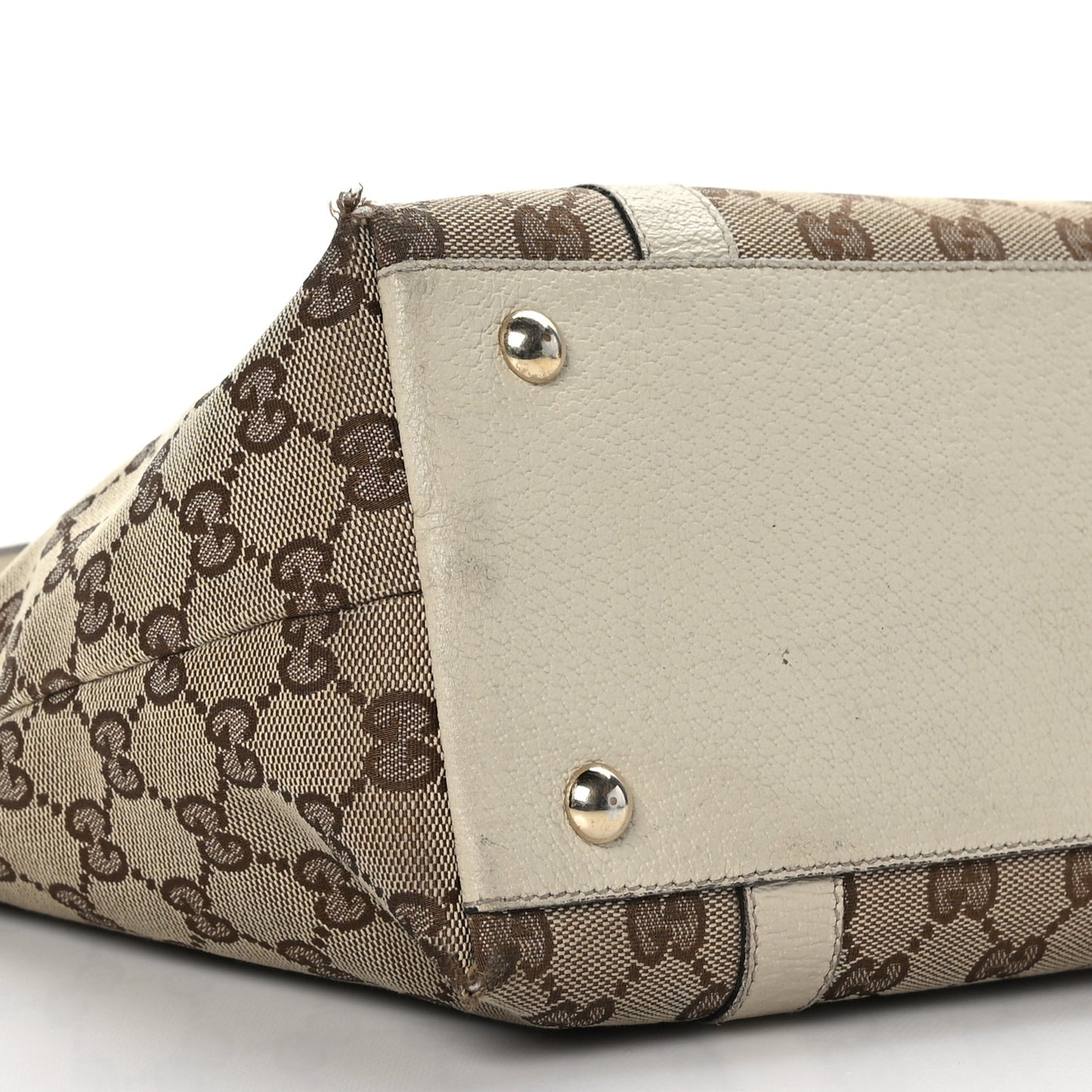 Monogram Medium Abbey Tote Off White