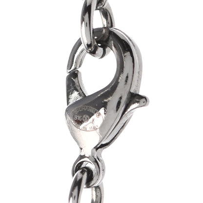 Chanel Baguette Crystal CC Necklace Silver Black 6 of 7