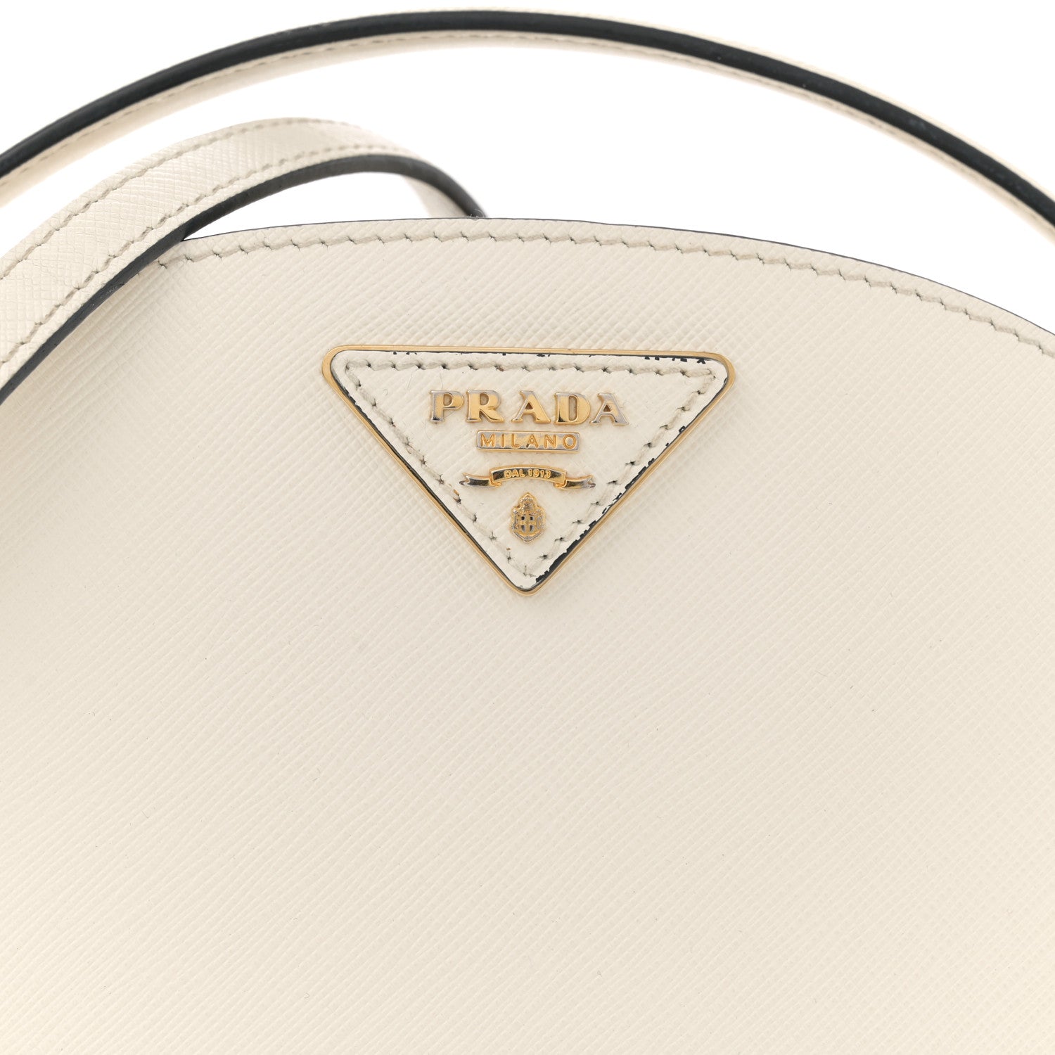 Prada Saffiano Lux Odette Crossbody White 8 of 17