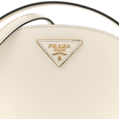 Prada Saffiano Lux Odette Crossbody White 8 of 17
