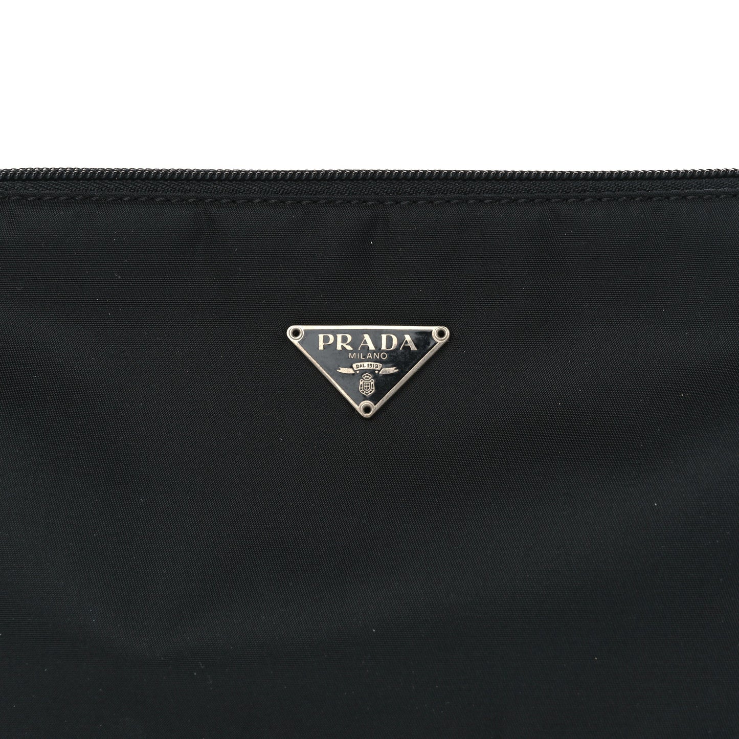 Tessuto Nylon Pochette Bag Black