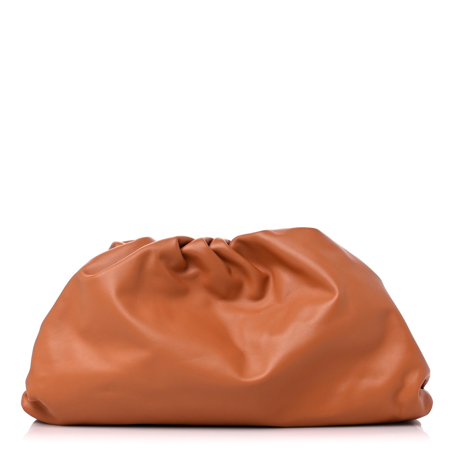 Smooth Butter Calf The Pouch Oversized Clutch Clay