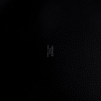 Hermes Taurillon Clemence Picotin Lock 22 MM Black 8 of 10
