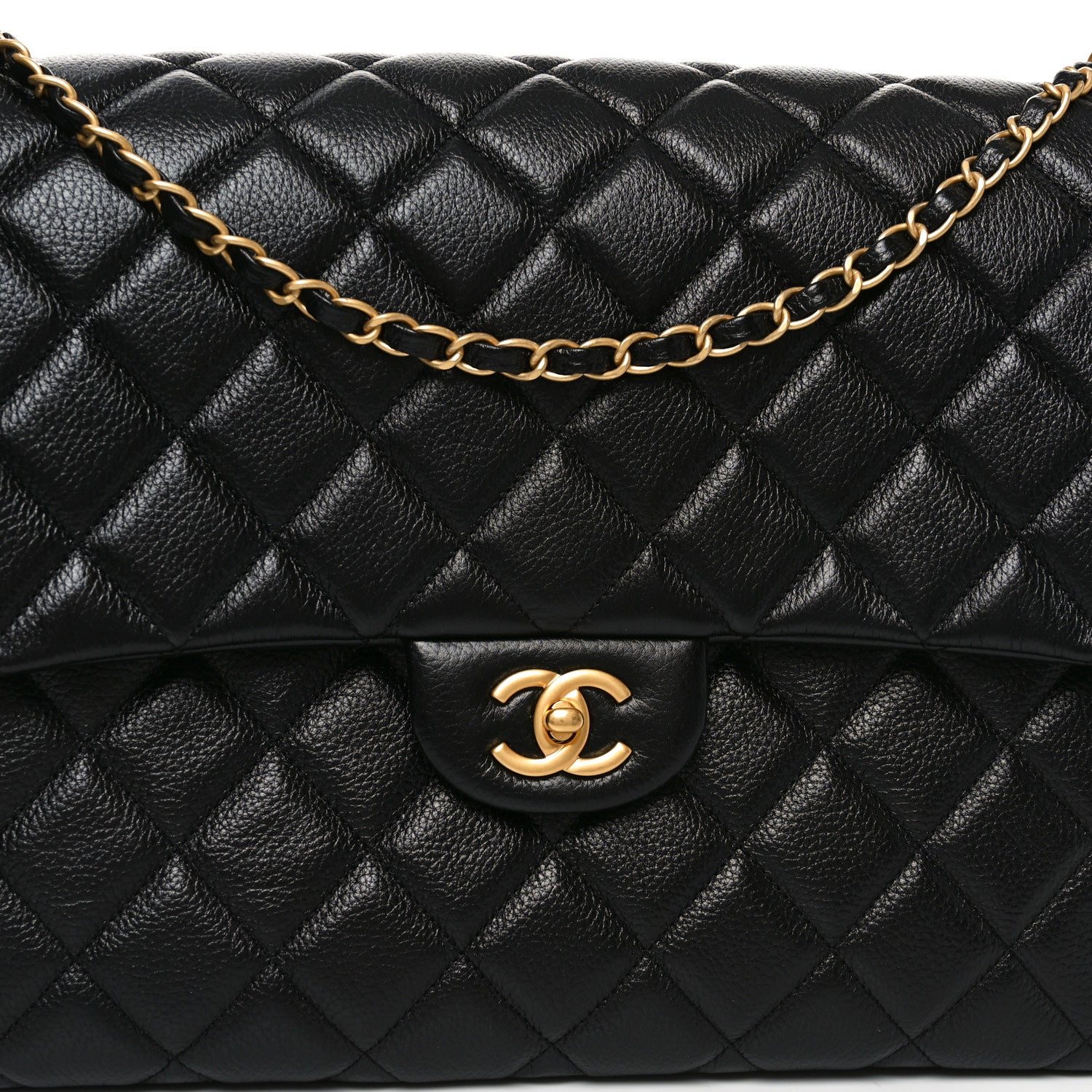 Chanel Caviar Quilted Small XXL Travel Flap Bag Black 8 of 11