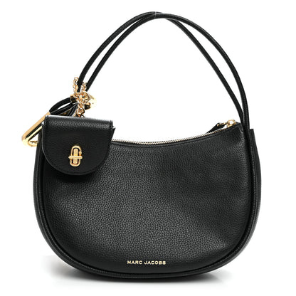 Marc Jacobs Grained Calfskin Dual Crescent Bag Black 1 of 10