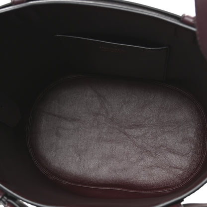 Prada Calfskin Buckle Bucket Bag With Belt Bordeaux 5 of 11