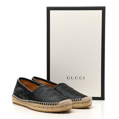 Gucci Guccissima Signature Espadrilles 37 Black 9 of 9