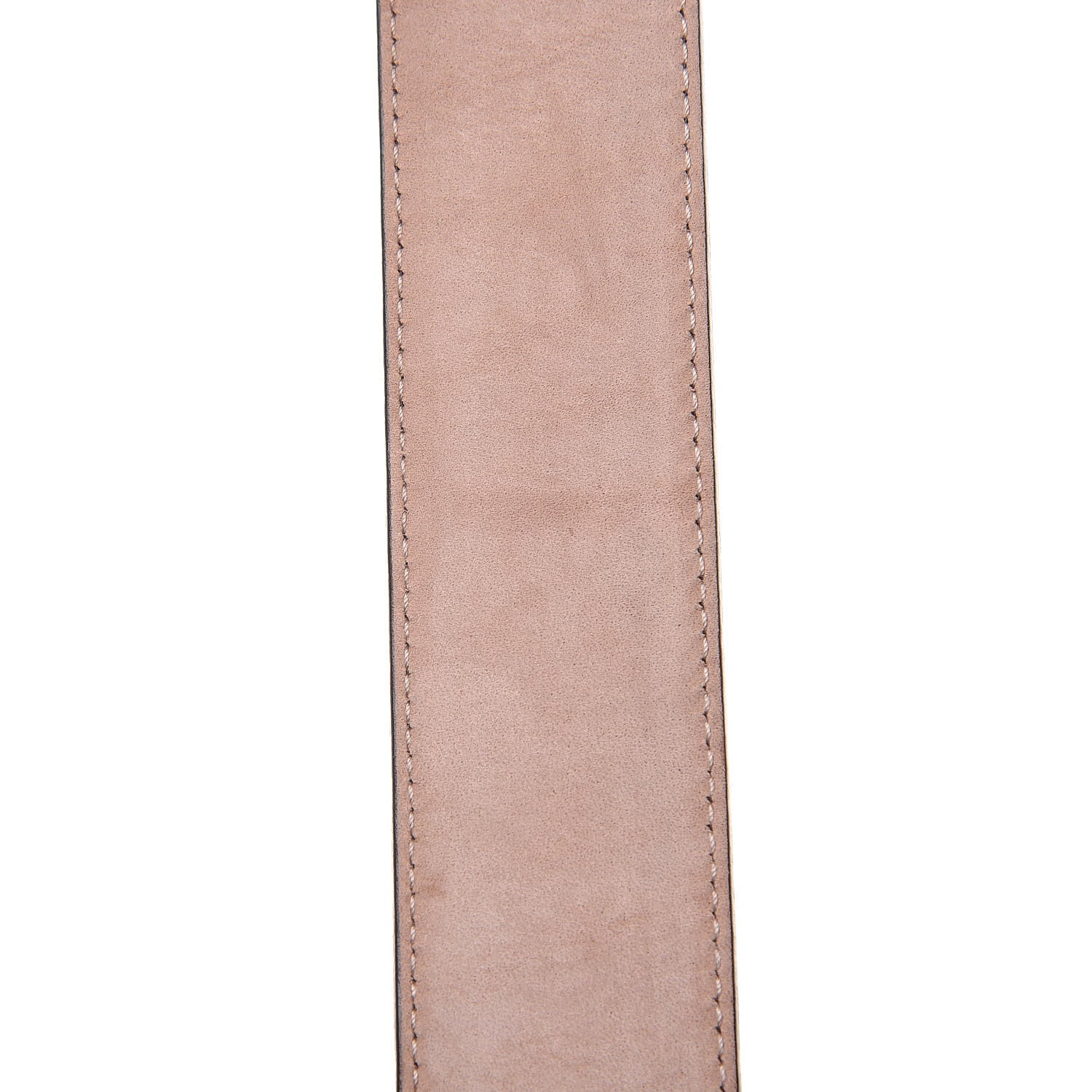Gucci Soft Guccissima Margaux Calfskin Nickel Interlocking G 37mm Belt 95 38 Chocolate 7 of 8