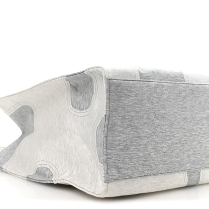 Telfar Jersey Large Camo Shopping Bag Heather Grey 8 of 9