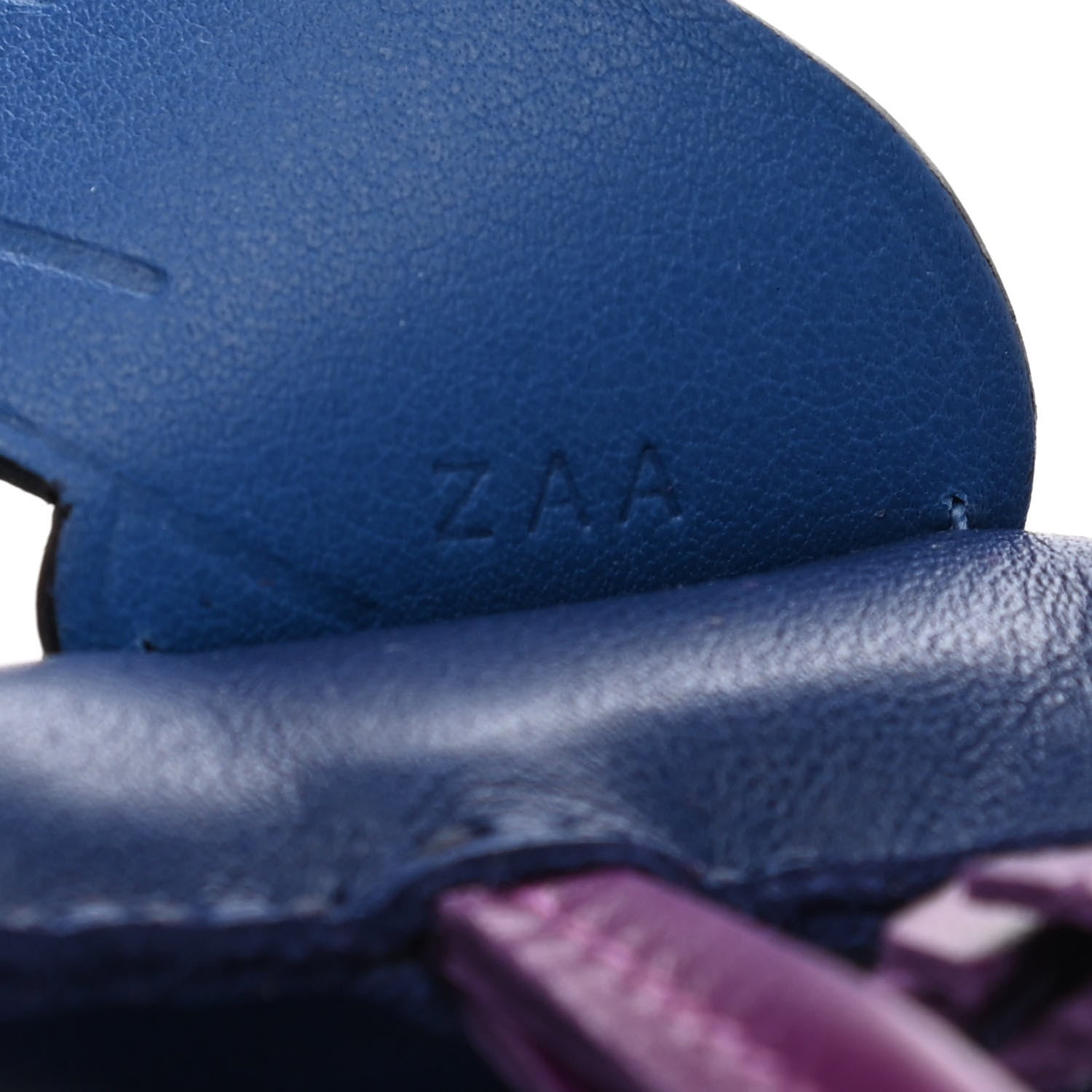 Hermes Milo Lambskin Grigri Rodeo Pegase Horse Bag Charm PM Bleu Saphir Violet Bleu France 3 of 5