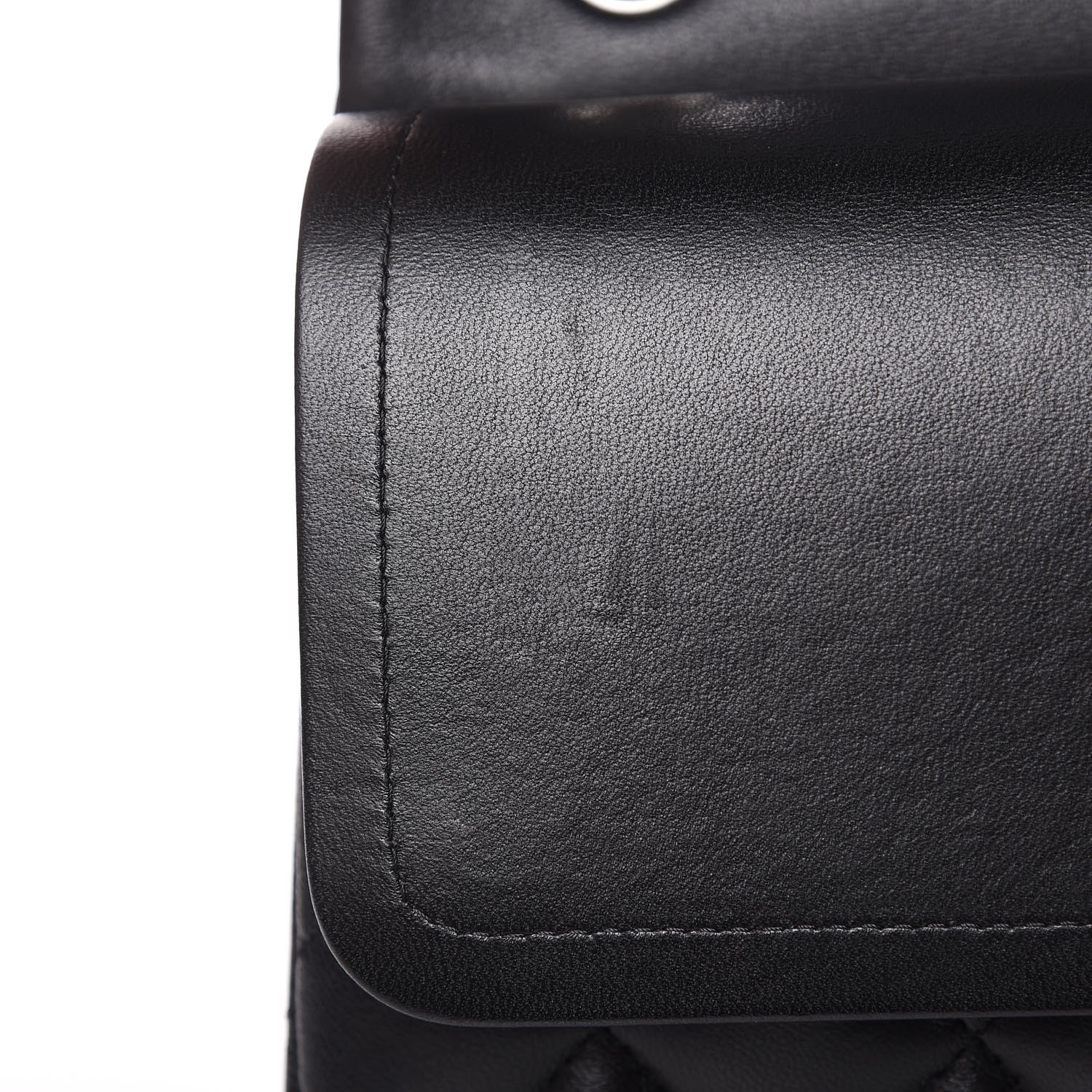 Chanel Lambskin Quilted Jumbo Double Flap Black 14 of 16