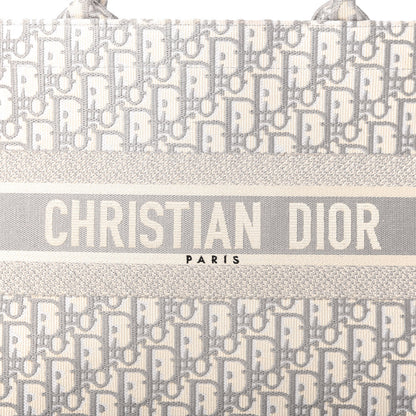 Christian Dior Oblique Medium Book Tote Grey 10 of 10