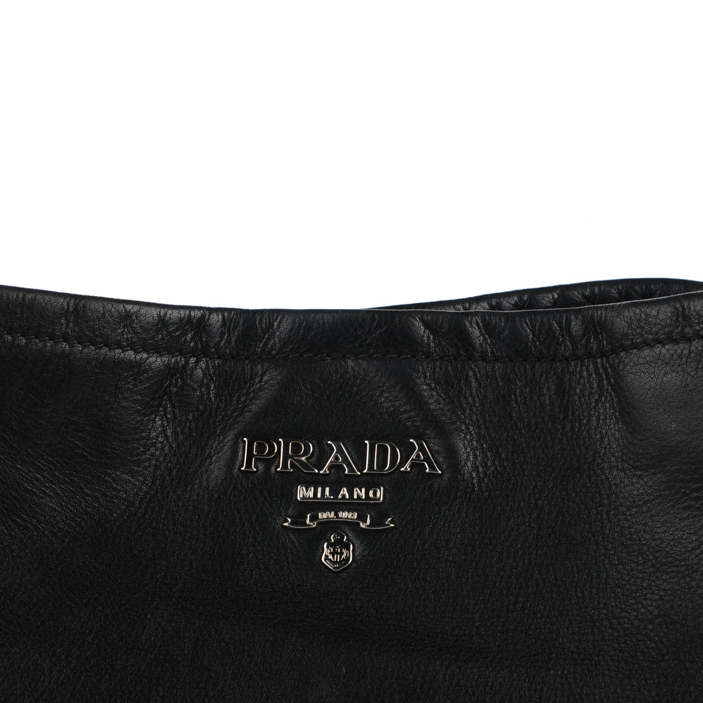 Soft Calf Two Pocket Hobo Nero Black