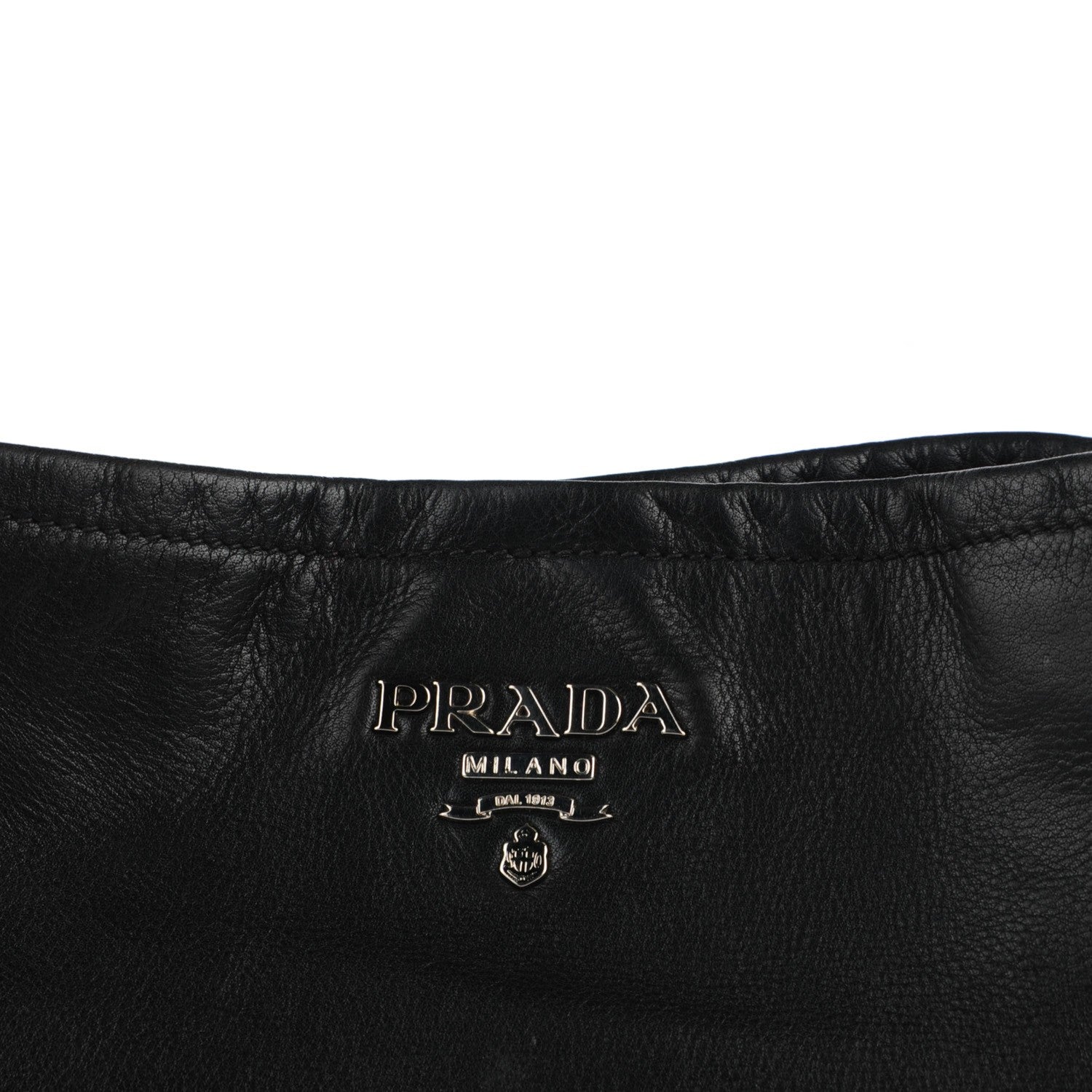 Prada Soft Calf Two Pocket Hobo Nero Black 8 of 11