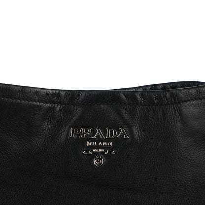 Prada Soft Calf Two Pocket Hobo Nero Black 8 of 11