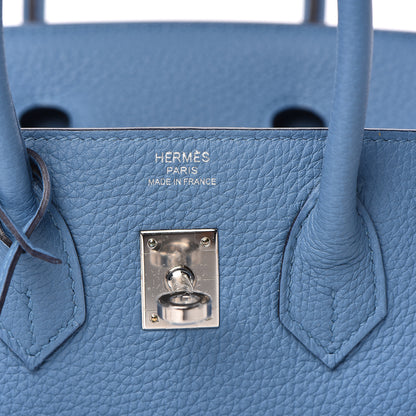 Hermes Togo Birkin 25 Azur 26 of 30