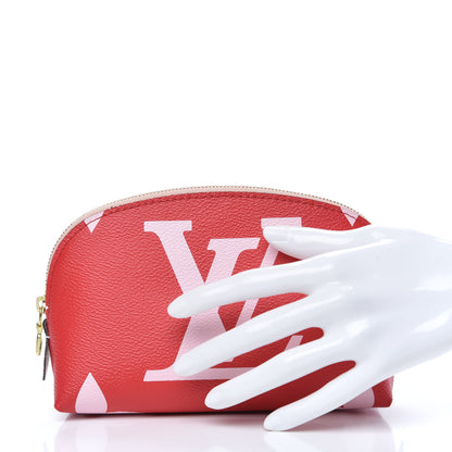 Louis Vuitton Monogram Giant Cosmetic Pouch Rouge 2 of 8