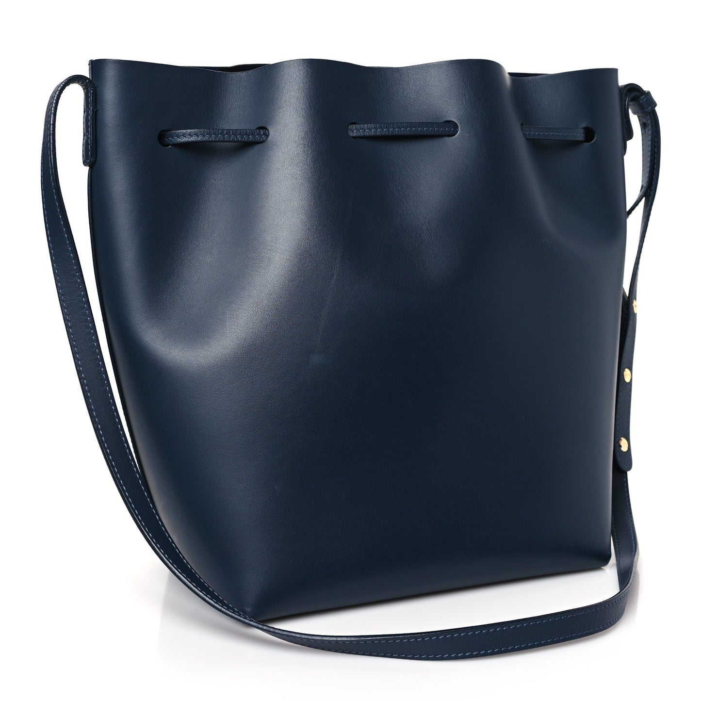 Calfskin Bucket Bag Blu