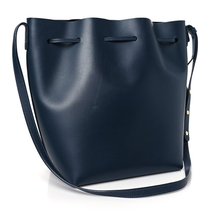 Mansur Gavriel Calfskin Bucket Bag Blu 4 of 11