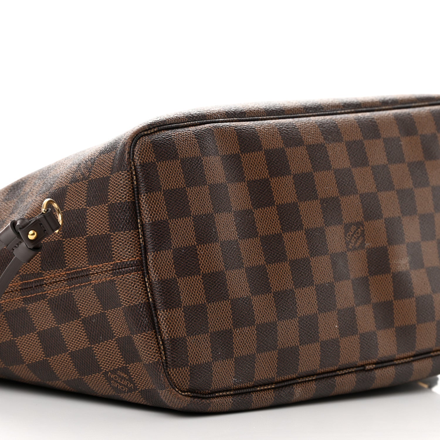 Louis Vuitton Damier Ebene Neo Neverfull MM Rose Ballerine 9 of 19