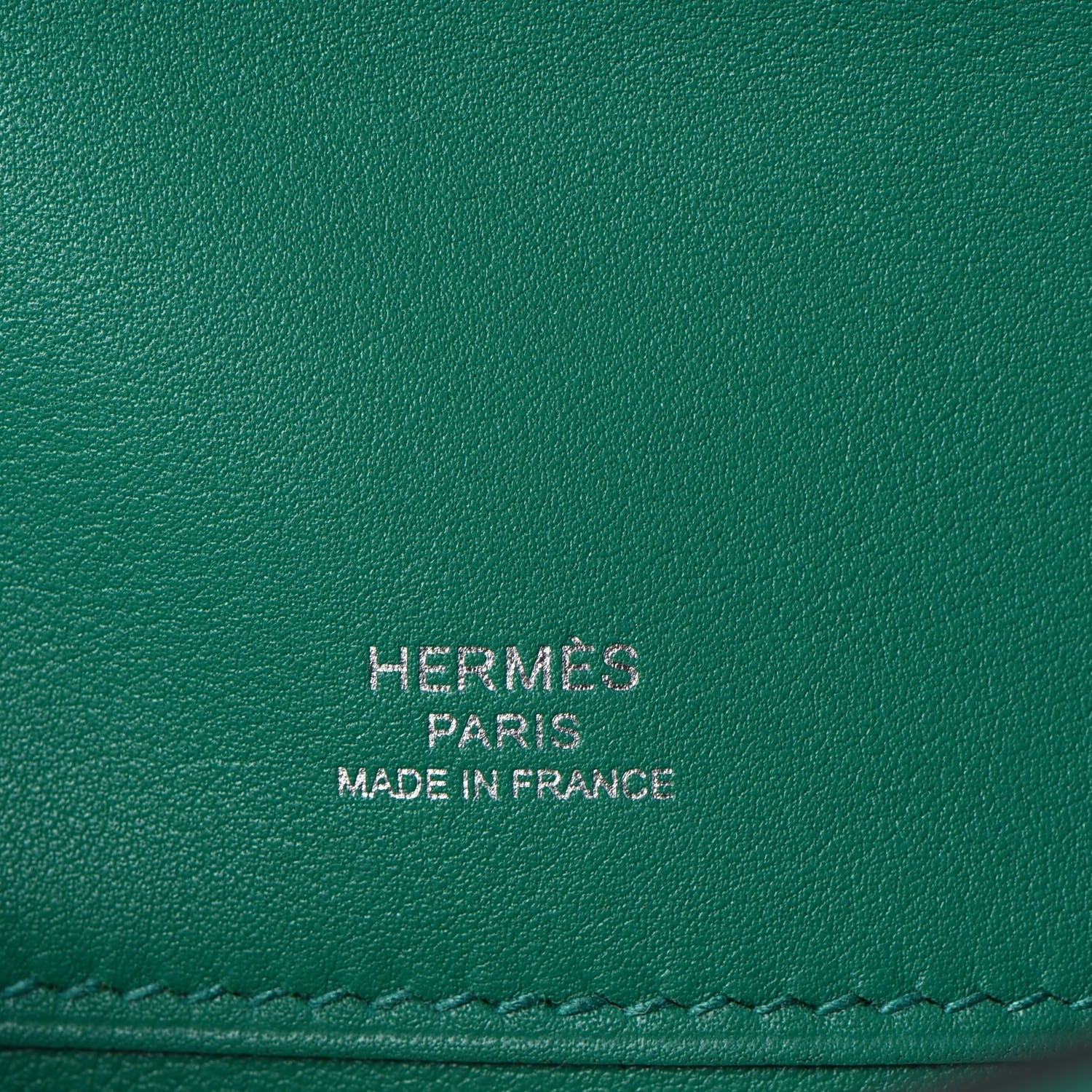 Hermes Swift Kelly Cut Clutch Pochette Vert Vertigo 8 of 26
