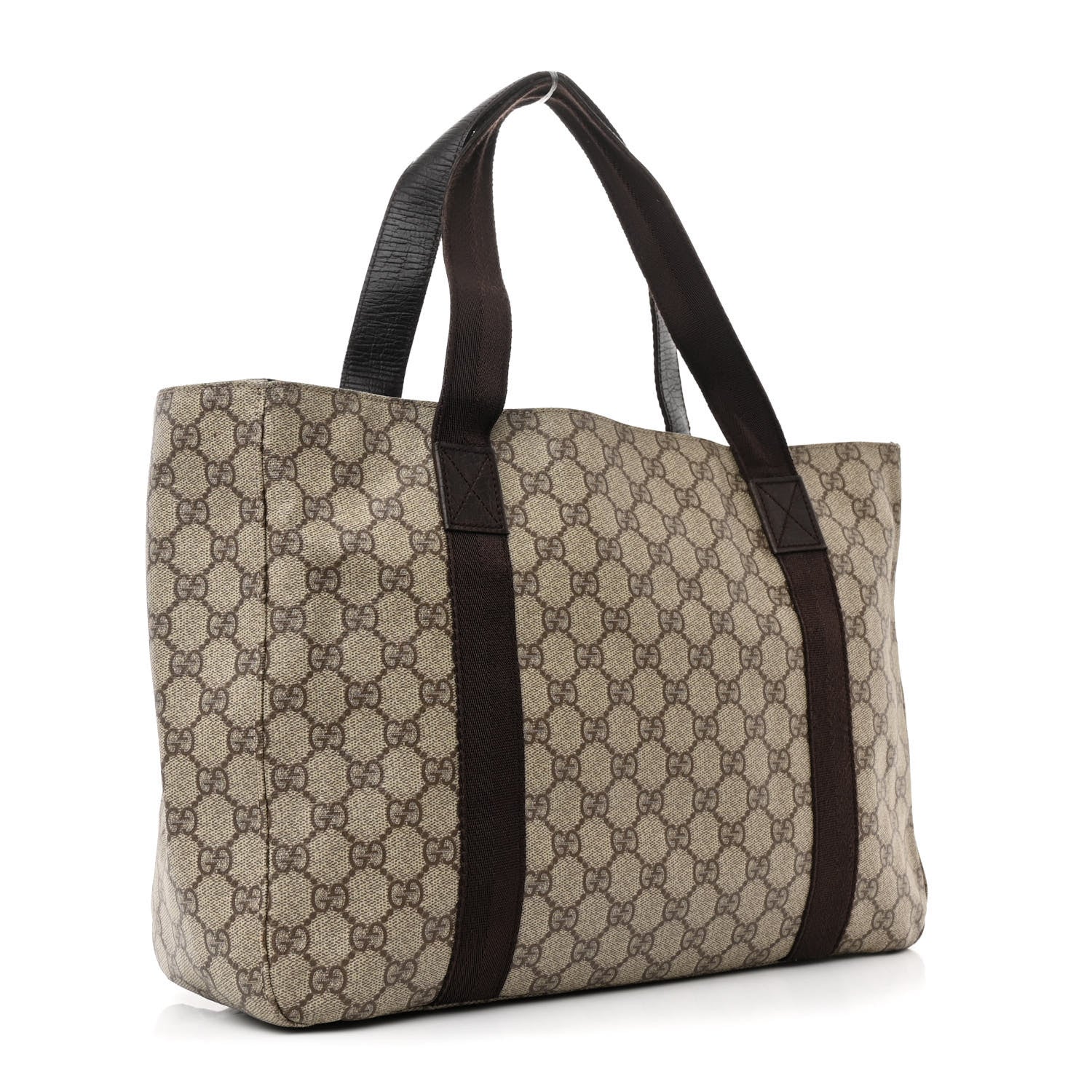 Gucci GG Plus Monogram Medium Tote Dark Brown 3 of 10