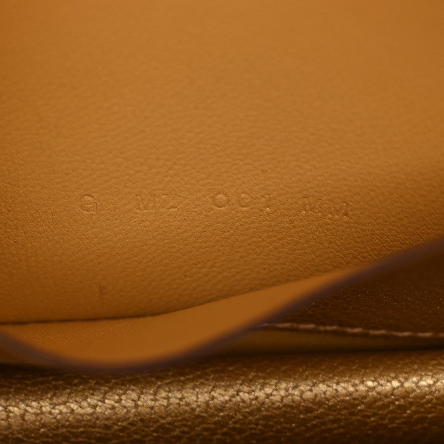 Hermes Metallic Chevre Chamkilight Constance Slim Wallet Dore 9 of 10